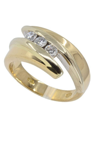 Bague 50 BAGUE DIAMANTS TRILOGIE 58 Facettes 039191