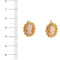 Boucles d'oreilles Boucles d'oreilles Or jaune et Camée 58 Facettes 27567