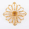 Pendentif Pendentif et broche or jaune du créateur grec Lalaounis ornée de pierres précieuses 58 Facettes