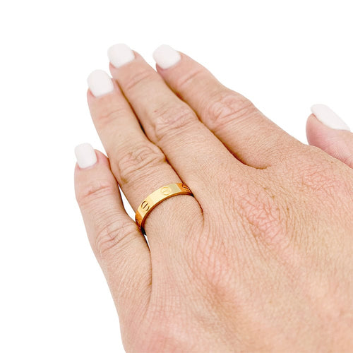 Bague 50 Bague Cartier, "Alliance Love", or jaune. 58 Facettes 31601