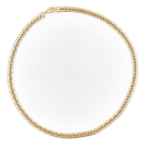 Collier Collier Maille anglaise Or jaune 58 Facettes 1649336CN