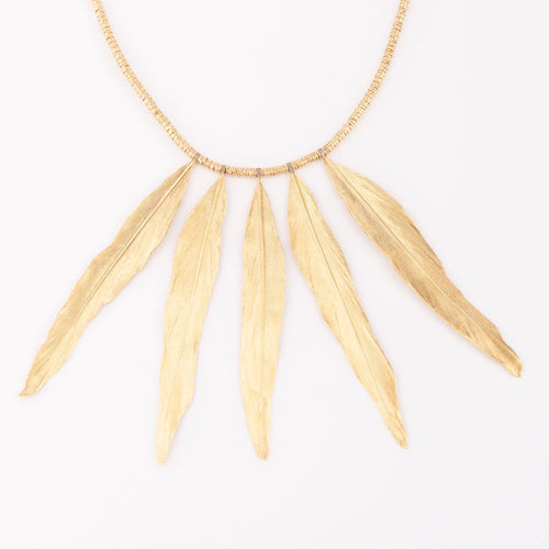 Collier Collier en or H.Stern formant des plumes en or 58 Facettes