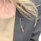 Broche Broche Yuri Kuper, "Allumette", en or, argent et diamants. 58 Facettes 31626
