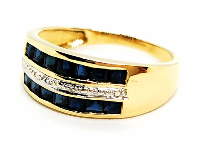 Bague 60 Bague Or jaune Saphir 58 Facettes 1599725CN