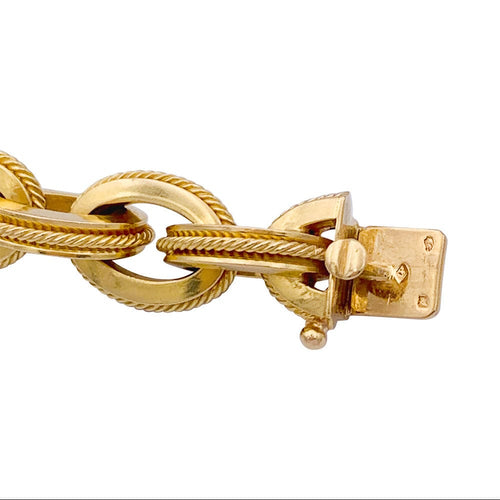Bracelet Bracelet vintage en or jaune. 58 Facettes 32844