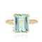 Bague 65 Bague tourmaline menthe à l'eau et or ancienne 58 Facettes 21-552