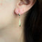 Boucles d'oreilles Boucles d'oreilles gouttes d'or strié 58 Facettes 19-456F