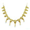Collier Collier draperie 19ème or jaune et perles 58 Facettes