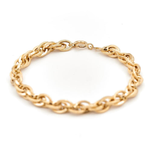 Bracelet Bracelet Maille forçat  Or jaune 58 Facettes 1641355CN