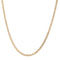 Collier Chaine or rose maille jaseron double 58 Facettes 19-512