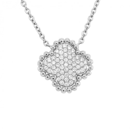Pendentif Pendentif Damaso or gris diamants 58 Facettes 33A 00258