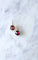 Boucles d'oreilles Dormeuses anciennes or et grenats 58 Facettes