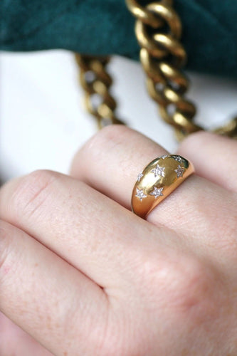 Bague Bague jonc constellation diamants 58 Facettes