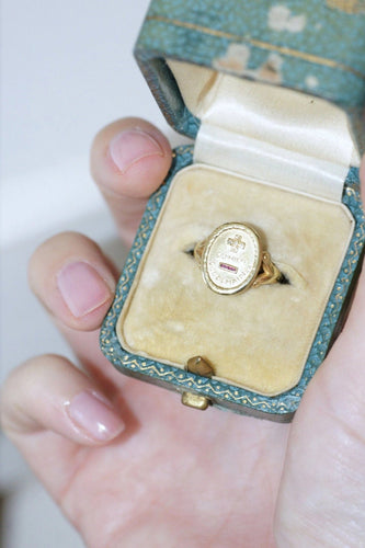 Bague Bague ancienne A.AUGIS 58 Facettes