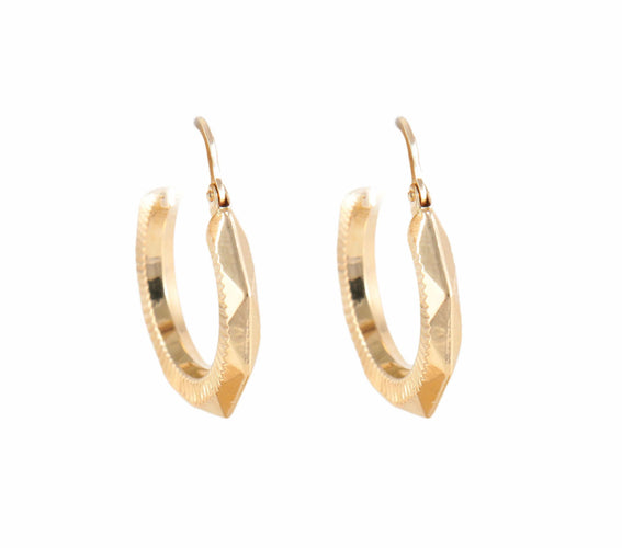 Boucles d'oreilles BOUCLES D'OREILLES CRÉOLES "GINA" OR 58 Facettes BO/220055 RIV