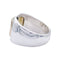 Bague 49 Bague Hermès, "Bakuba", or jaune, argent. 58 Facettes 32721