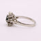 Bague Bague Marguerite or blanc saphir et diamants 58 Facettes