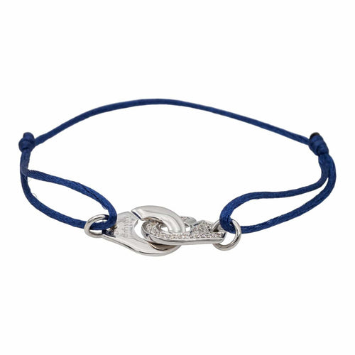 Bracelet Dinh Van Bracelet Cordon Menottes Or blanc Diamant 58 Facettes 2865695RV