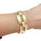 Bracelet Bracelet Tank en or rose. 58 Facettes 31395