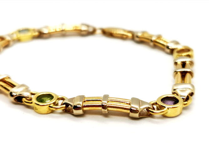 Bracelet Bracelet Or jaune Citrine 58 Facettes 1091903CN