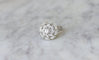 Bague Bague spirale or blanc et diamants 58 Facettes