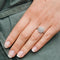 Bague Bague Art Déco or blanc et diamants 58 Facettes 20798