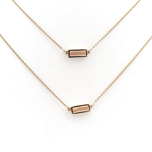 Collier Ginette NY Collier Sautoir Or rose 58 Facettes 2246425CN
