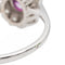 Bague 54 Bague Pompadour Or blanc Saphir 58 Facettes 2634193CN