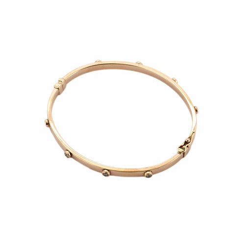 Bracelet Bracelet "VY" Or rose Zircons 58 Facettes BO/230080