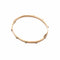 Bracelet Bracelet "VY" Or rose Zircons 58 Facettes BO/230080