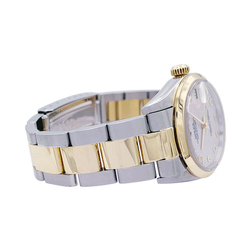 Montre Montre Rolex, "Oyster Perpetual Datejust", or et acier. 58 Facettes 32262