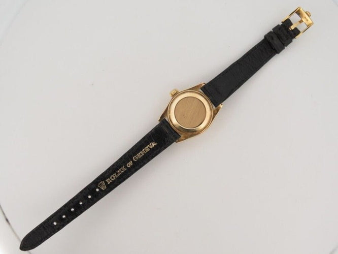 Montre vintage montre ROLEX oyster perpetual datejust or 18k diamants automatique 58 Facettes 257565
