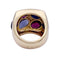 Bague 46 Bague Chanel "Chevalière" or jaune, pierres de couleur. 58 Facettes 33548