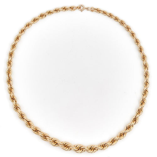 Collier Collier Maille torsadée Or jaune 58 Facettes 1732768CN