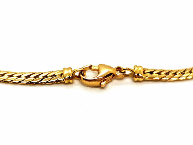 Collier Collier Maille anglaise Or jaune 58 Facettes 1639601CN