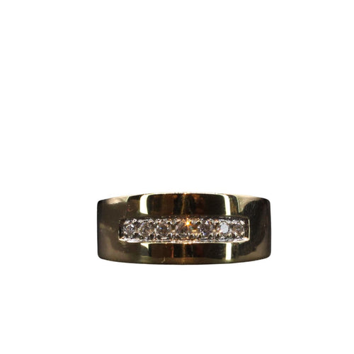 Bague Bague ruban Or jaune Diamants 58 Facettes