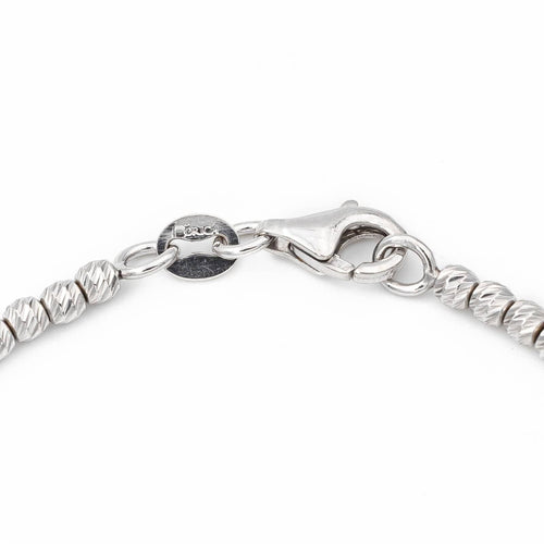 Bracelet Bracelet Maille boule Or blanc 58 Facettes 2057829CN