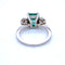 Bague Bague Platine Diamant Emeraude Colombienne 58 Facettes