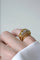 Bague Bague fil vintage or rose diamants 58 Facettes