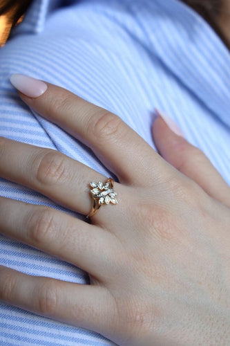 Bague 50 Bague fleur Or jaune Diamant 58 Facettes 1719300CN