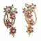 Boucles d'oreilles Pendantes, diamants et rubis 58 Facettes 23026-0041