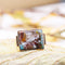 Bague 63 Chevalière ancienne agate confetti 58 Facettes 23-289