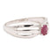 Bague 60 Bague Solitaire Or blanc Rubis 58 Facettes 2593518CD