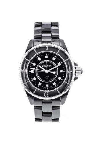 Montre Montre CHANEL J12 33 mm Quartz H1625 58 Facettes 64737-61260