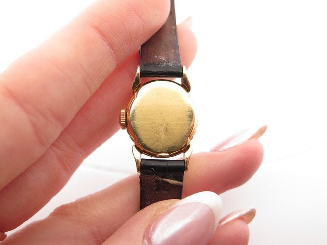 Montre vintage montre femme PATEK PHILIPPE or jaune mecanique 58 Facettes 255265