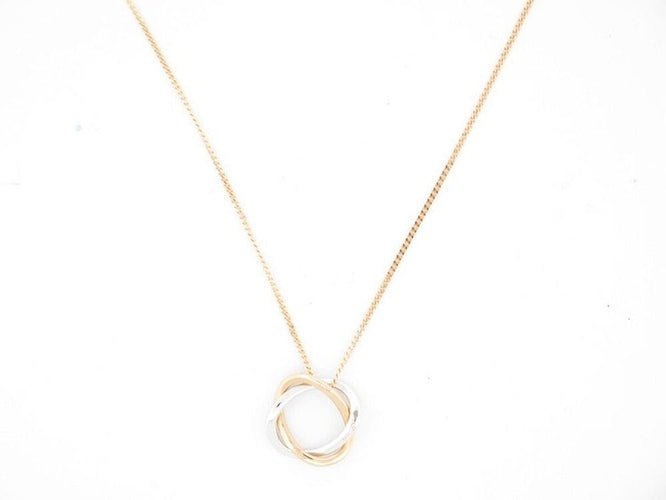 Collier collier pendentif POIRAY tresse pm diamants or 18k chaine 9k 58 Facettes 258175