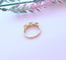 Bague 54.5 Bague Pierres fines Or Jaune 58 Facettes AA 1631