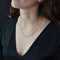 Collier Chaine maille gourmette limée or jaune 58 Facettes 15-244