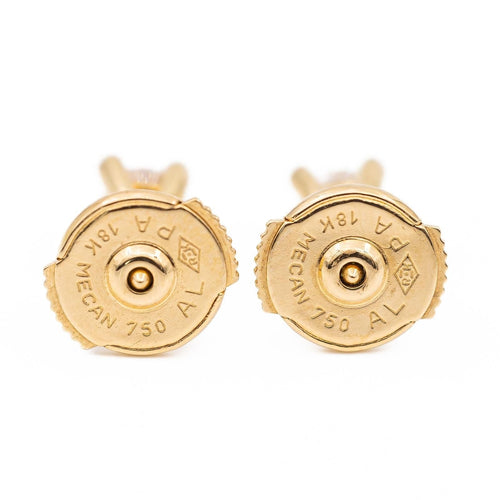 Boucles d'oreilles Boucles d'oreilles Puces Or jaune diamant 58 Facettes 2382025CN