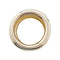 Bague 55 Bague Pomellato en or naturel et jaune modèle "Tubulaire", diamants. 58 Facettes 31407